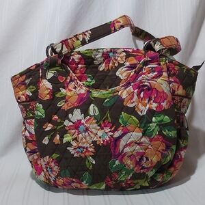 VERA BRADLEY QUILTED FLORAL TOTE!